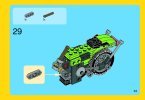 Notice / Instructions de Montage - LEGO - Creator - 31018 - Le chopper: Page 33