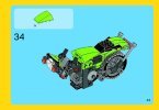 Notice / Instructions de Montage - LEGO - Creator - 31018 - Le chopper: Page 43