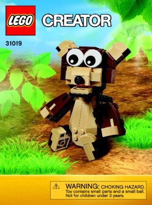 Notice / Instructions de Montage - LEGO - Creator - 31019 - Les animaux de la forêt: Page 1