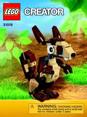 Notice / Instructions de Montage - LEGO - Creator - 31019 - Les animaux de la forêt: Page 1