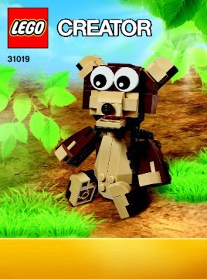 Notice / Instructions de Montage - LEGO - Creator - 31019 - Les animaux de la forêt: Page 1