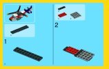 Notice / Instructions de Montage - LEGO - Creator - 31020 - L'avion à double hélices: Page 2