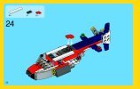 Notice / Instructions de Montage - LEGO - Creator - 31020 - L'avion à double hélices: Page 22