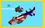 Notice / Instructions de Montage - LEGO - Creator - 31020 - L'avion à double hélices: Page 28