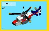 Notice / Instructions de Montage - LEGO - Creator - 31020 - L'avion à double hélices: Page 34