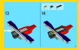 Notice / Instructions de Montage - LEGO - Creator - 31020 - L'avion à double hélices: Page 13