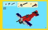 Notice / Instructions de Montage - LEGO - Creator - 31020 - L'avion à double hélices: Page 23