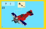 Notice / Instructions de Montage - LEGO - Creator - 31020 - L'avion à double hélices: Page 24