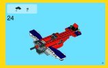 Notice / Instructions de Montage - LEGO - Creator - 31020 - L'avion à double hélices: Page 25