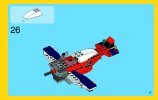 Notice / Instructions de Montage - LEGO - Creator - 31020 - L'avion à double hélices: Page 27