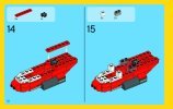 Notice / Instructions de Montage - LEGO - Creator - 31020 - L'avion à double hélices: Page 12