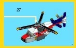 Notice / Instructions de Montage - LEGO - Creator - 31020 - L'avion à double hélices: Page 33