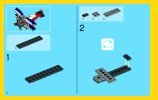 Notice / Instructions de Montage - LEGO - Creator - 31020 - L'avion à double hélices: Page 2