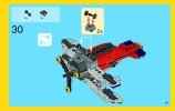 Notice / Instructions de Montage - LEGO - Creator - 31020 - L'avion à double hélices: Page 35