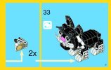 Notice / Instructions de Montage - LEGO - Creator - 31021 - Mes animaux de compagnie: Page 57