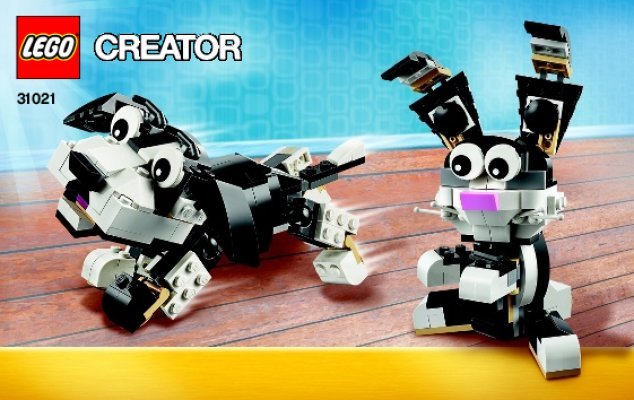 Notice / Instructions de Montage - LEGO - Creator - 31021 - Mes animaux de compagnie: Page 1