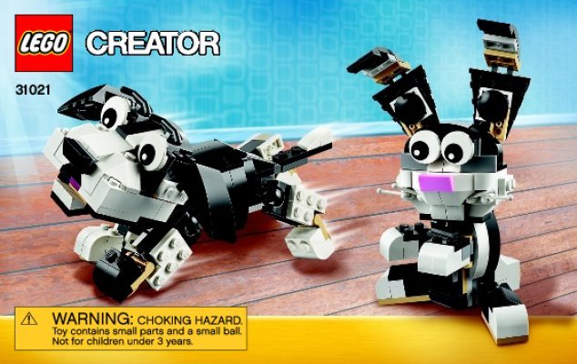 Notice / Instructions de Montage - LEGO - Creator - 31021 - Mes animaux de compagnie: Page 1