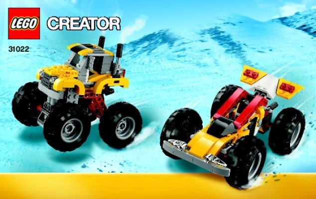 Notice / Instructions de Montage - LEGO - Creator - 31022 - Le quad turbo: Page 1