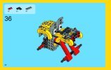 Notice / Instructions de Montage - LEGO - Creator - 31022 - Le quad turbo: Page 36