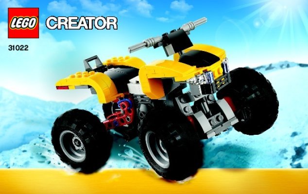 Notice / Instructions de Montage - LEGO - Creator - 31022 - Le quad turbo: Page 1