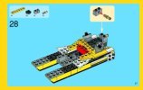 Notice / Instructions de Montage - LEGO - Creator - 31023 - Les bolides jaunes: Page 27