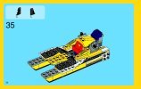 Notice / Instructions de Montage - LEGO - Creator - 31023 - Les bolides jaunes: Page 34