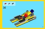 Notice / Instructions de Montage - LEGO - Creator - 31023 - Les bolides jaunes: Page 35