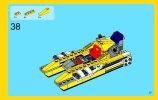 Notice / Instructions de Montage - LEGO - Creator - 31023 - Les bolides jaunes: Page 37