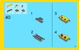 Notice / Instructions de Montage - LEGO - Creator - 31023 - Les bolides jaunes: Page 39