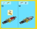 Notice / Instructions de Montage - LEGO - Creator - 31023 - Les bolides jaunes: Page 10