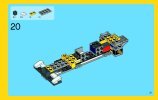 Notice / Instructions de Montage - LEGO - Creator - 31023 - Les bolides jaunes: Page 21