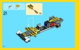 Notice / Instructions de Montage - LEGO - Creator - 31023 - Les bolides jaunes: Page 22