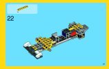 Notice / Instructions de Montage - LEGO - Creator - 31023 - Les bolides jaunes: Page 23