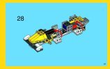 Notice / Instructions de Montage - LEGO - Creator - 31023 - Les bolides jaunes: Page 29