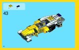 Notice / Instructions de Montage - LEGO - Creator - 31023 - Les bolides jaunes: Page 50