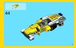 Notice / Instructions de Montage - LEGO - Creator - 31023 - Les bolides jaunes: Page 51