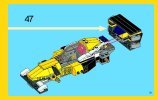 Notice / Instructions de Montage - LEGO - Creator - 31023 - Les bolides jaunes: Page 61