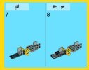 Notice / Instructions de Montage - LEGO - Creator - 31023 - Les bolides jaunes: Page 7