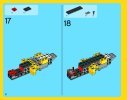 Notice / Instructions de Montage - LEGO - Creator - 31023 - Les bolides jaunes: Page 12