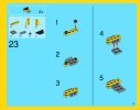 Notice / Instructions de Montage - LEGO - Creator - 31023 - Les bolides jaunes: Page 15