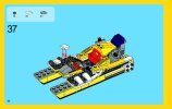 Notice / Instructions de Montage - LEGO - Creator - 31023 - Les bolides jaunes: Page 36