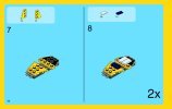 Notice / Instructions de Montage - LEGO - Creator - 31023 - Les bolides jaunes: Page 44