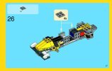 Notice / Instructions de Montage - LEGO - Creator - 31023 - Les bolides jaunes: Page 27