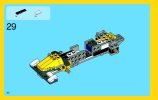 Notice / Instructions de Montage - LEGO - Creator - 31023 - Les bolides jaunes: Page 30