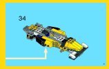 Notice / Instructions de Montage - LEGO - Creator - 31023 - Les bolides jaunes: Page 41