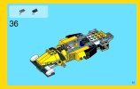 Notice / Instructions de Montage - LEGO - Creator - 31023 - Les bolides jaunes: Page 43