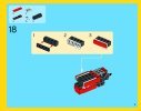 Notice / Instructions de Montage - LEGO - Creator - 31024 - Le bolide rouge: Page 11