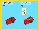 Notice / Instructions de Montage - LEGO - Creator - 31024 - Le bolide rouge: Page 17