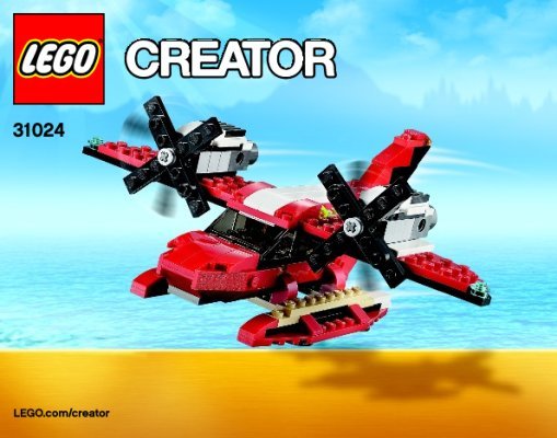 Notice / Instructions de Montage - LEGO - Creator - 31024 - Le bolide rouge: Page 1