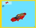 Notice / Instructions de Montage - LEGO - Creator - 31024 - Le bolide rouge: Page 13